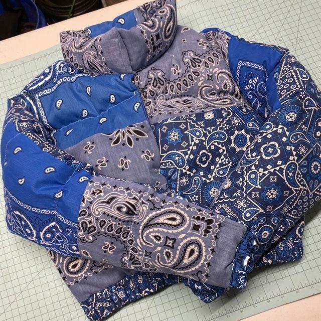 Doudoune bandana-y2k streetwear
