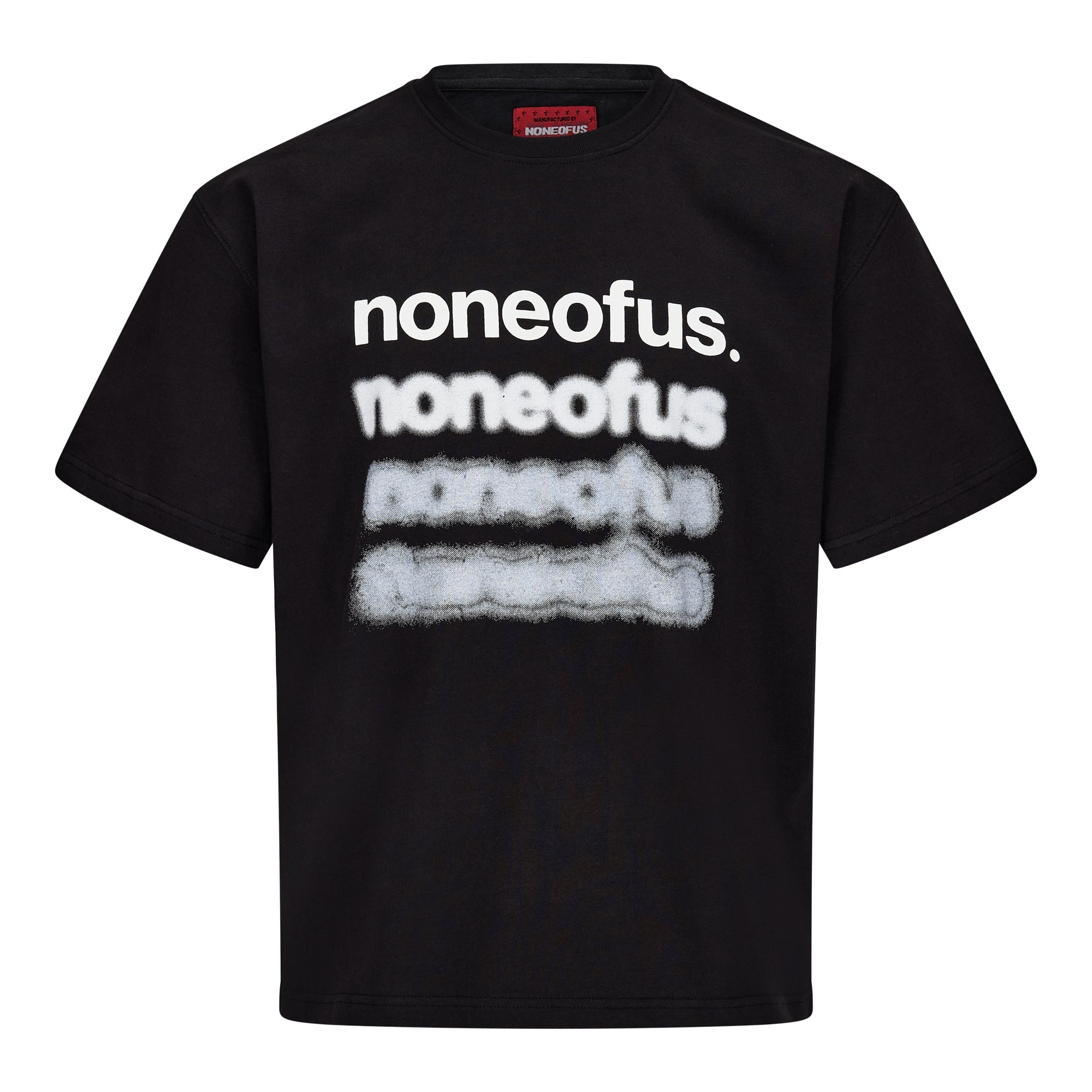 BLACK BLURRED TEE