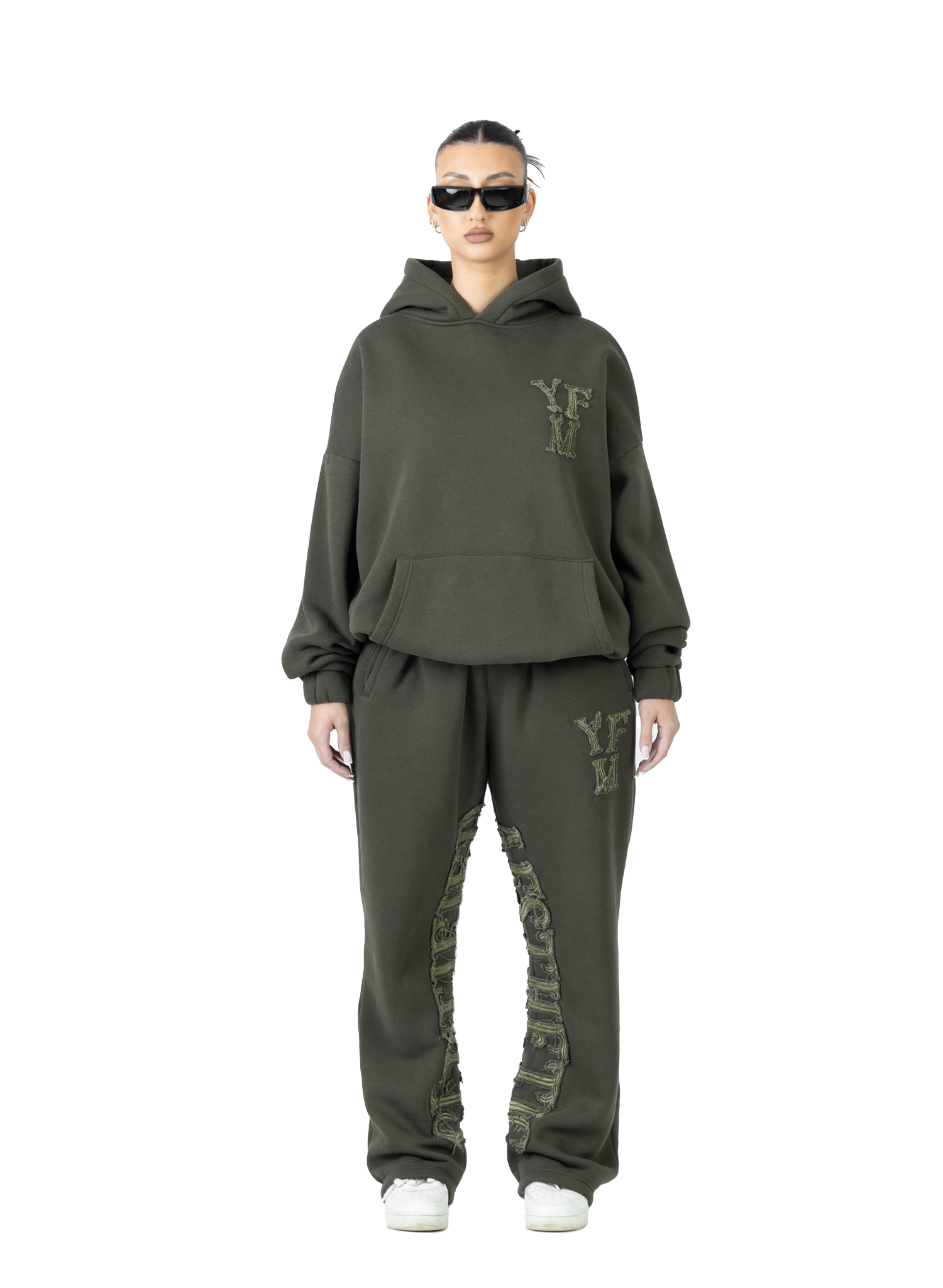 C/A PANTS DARK GREEN