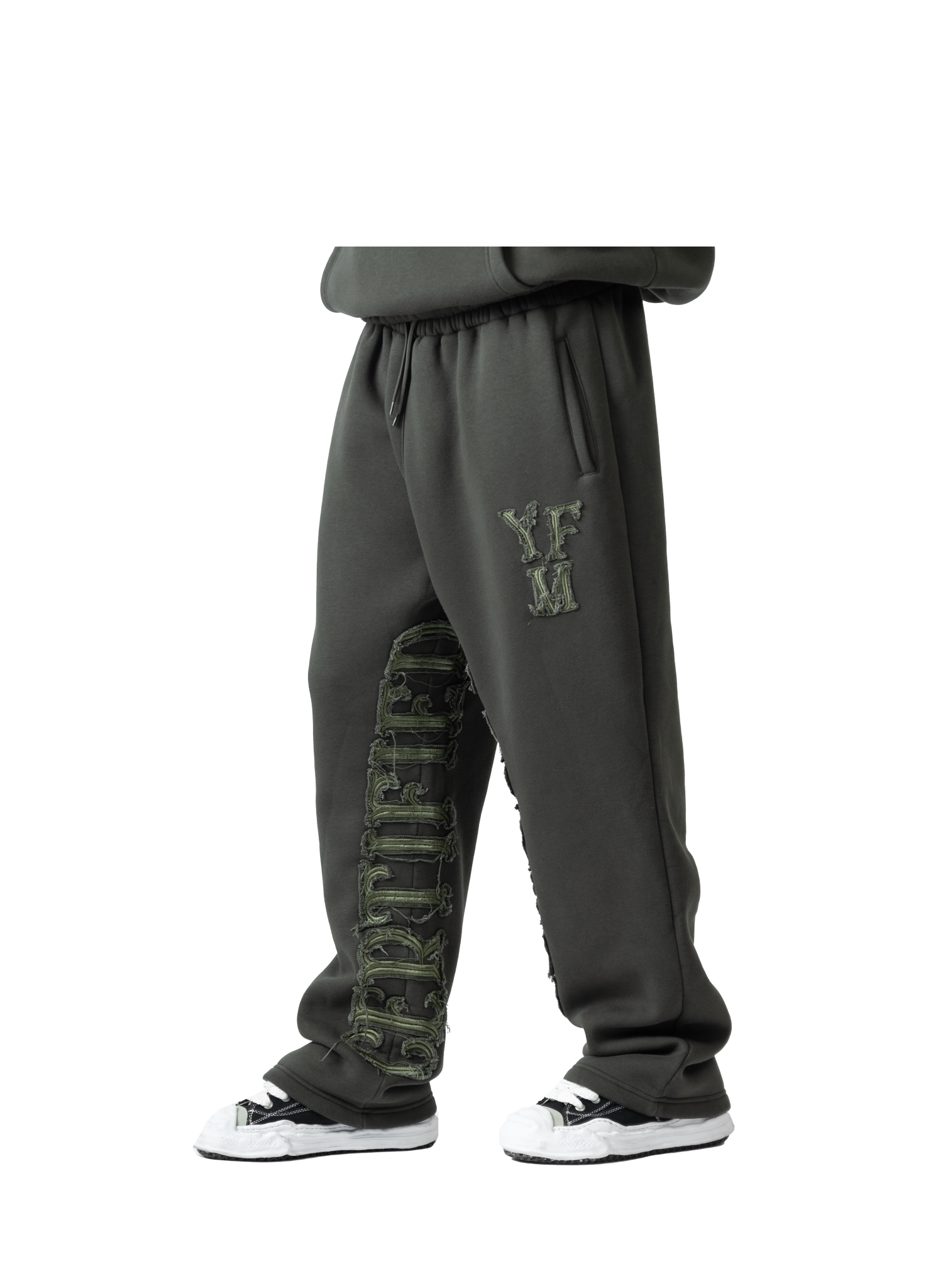 C/A PANTS DARK GREEN