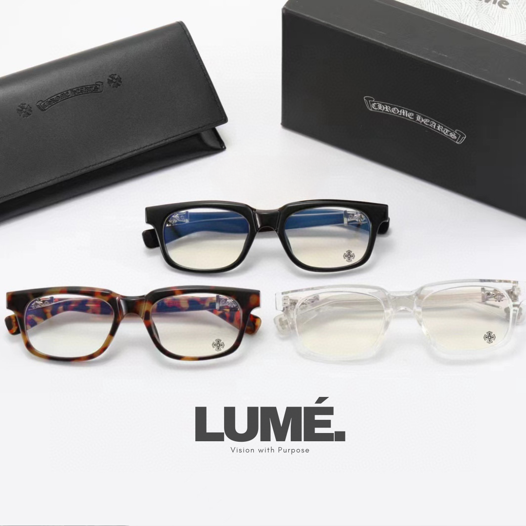CHROME  CHUNKY GLASSES