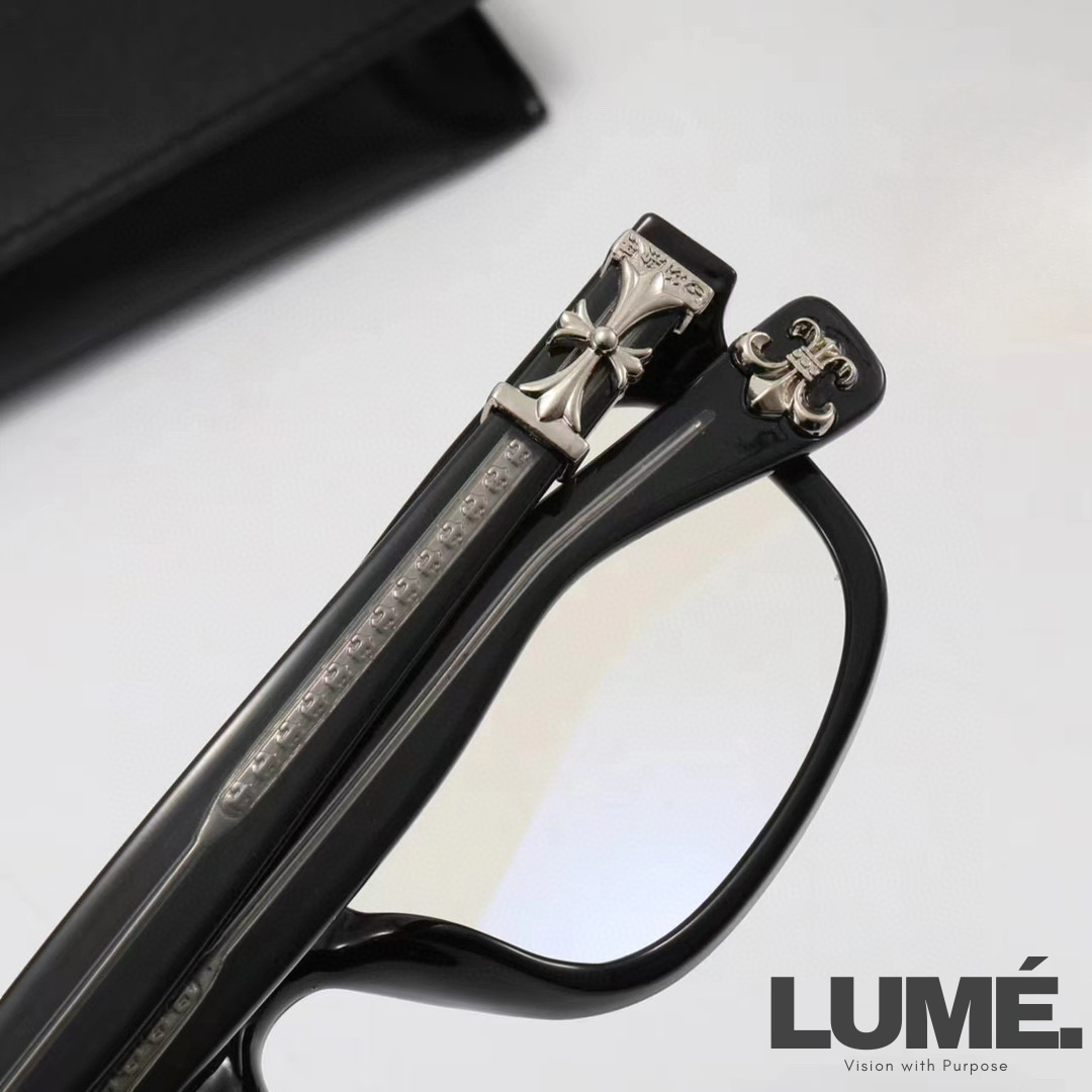 CHROME  CHUNKY GLASSES
