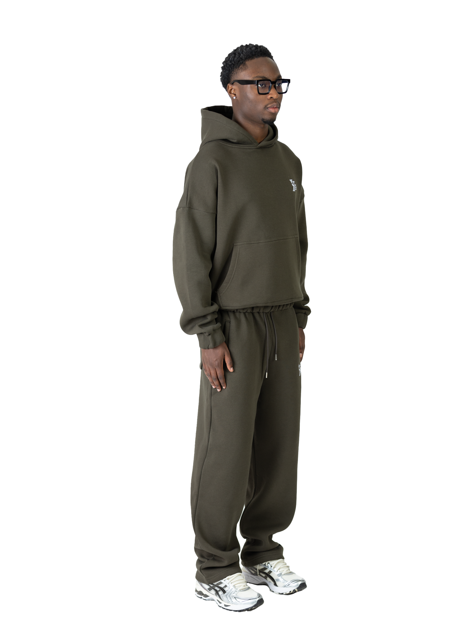 BASIC PANTS DARK GREEN