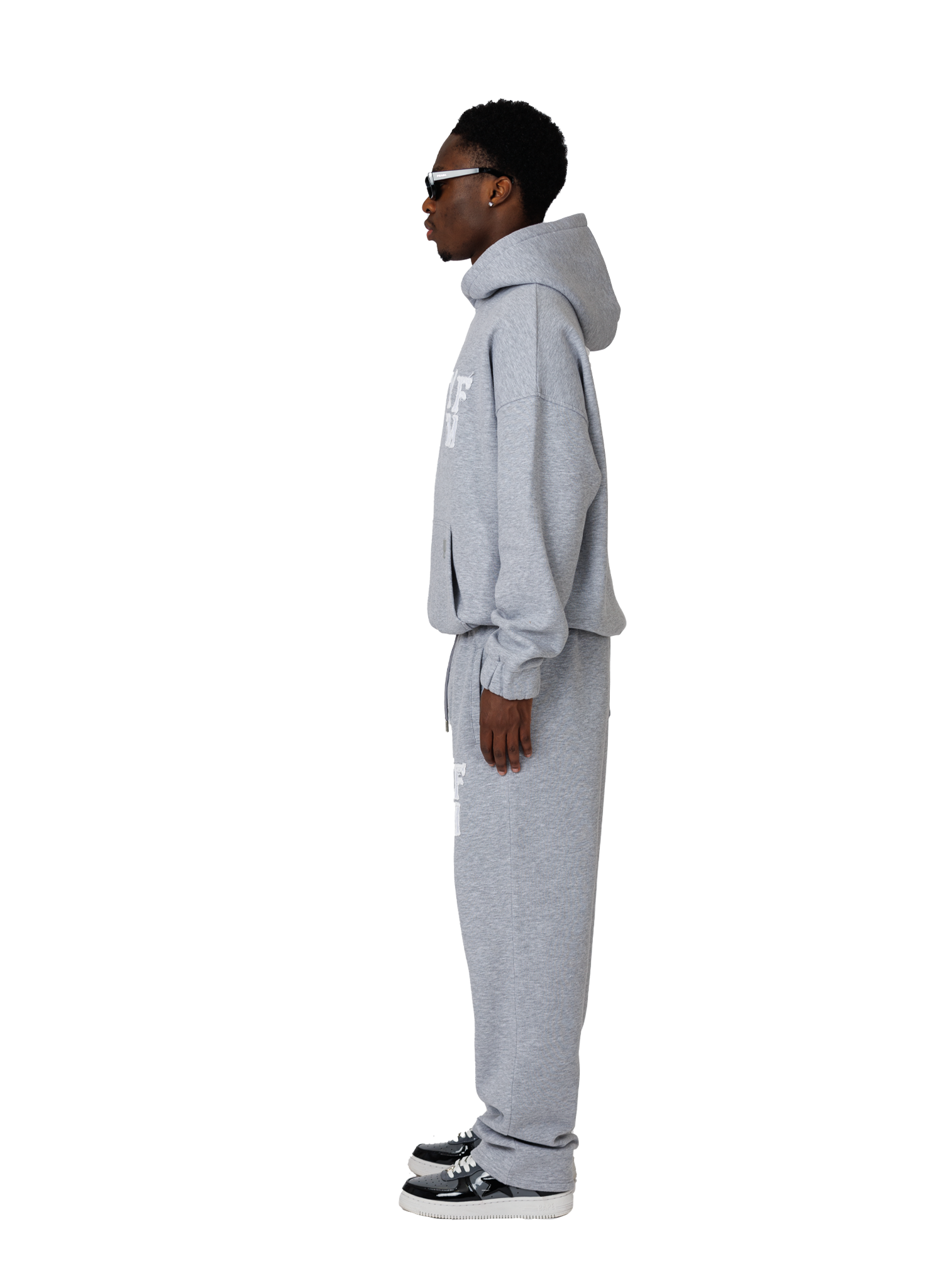 C/A PANTS GREY MELANGE