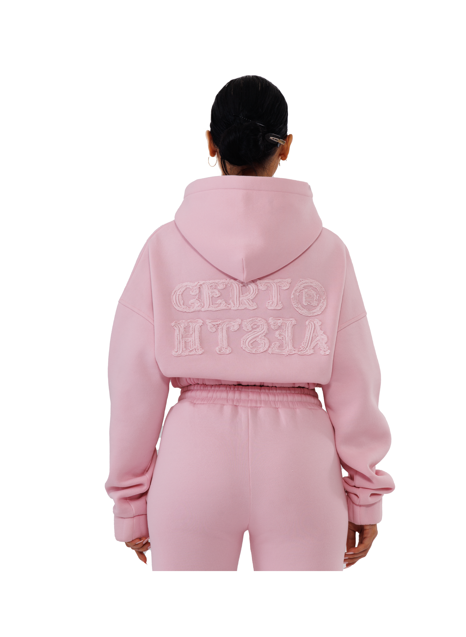 C/A ZIP-HOODIE ROSA WOMAN