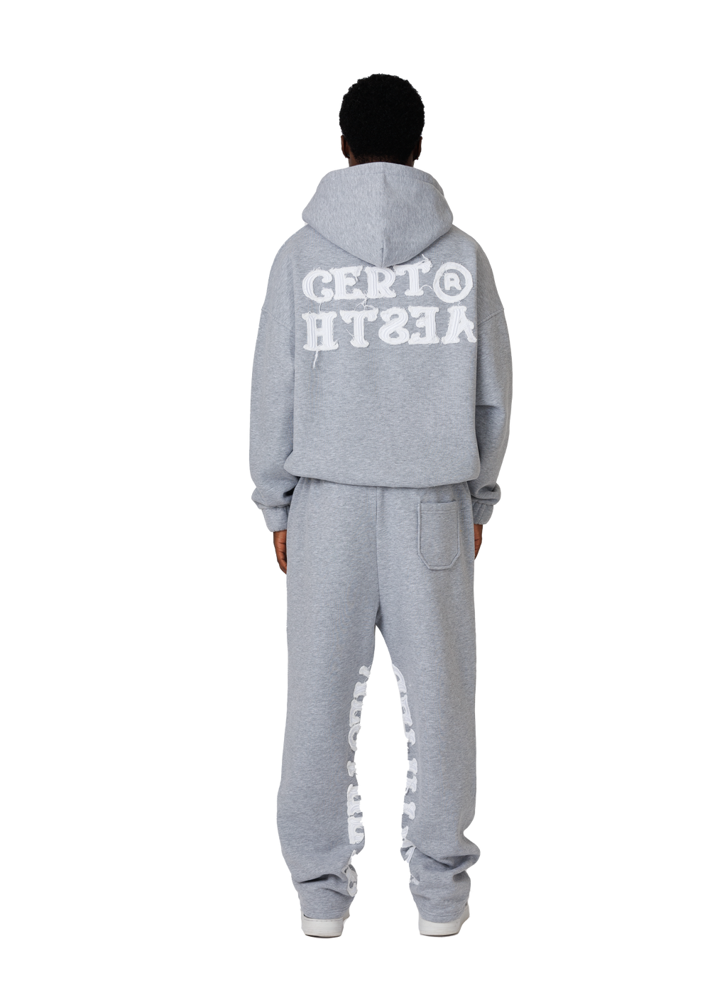 C/A PANTS GREY MELANGE