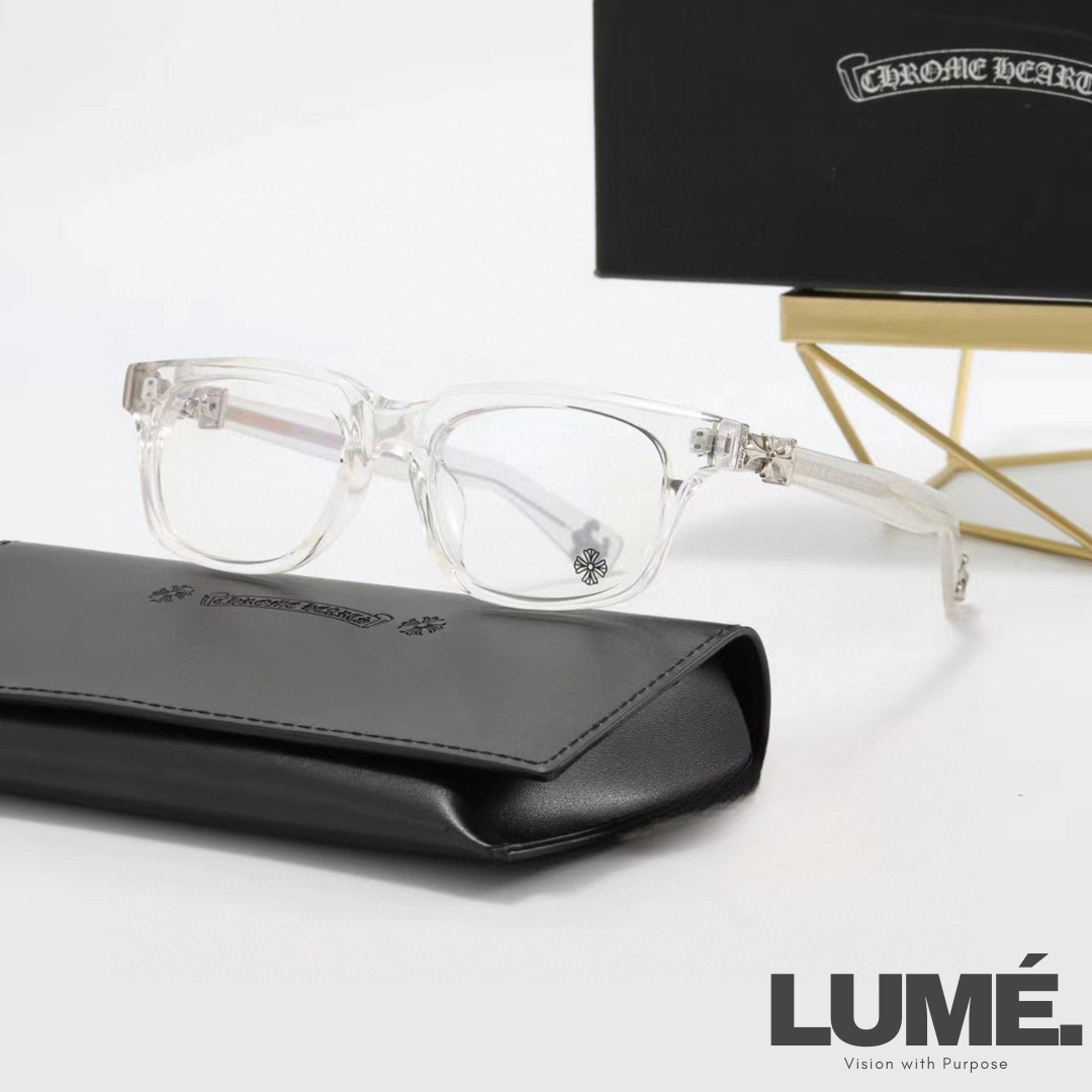 CHROME  CHUNKY GLASSES