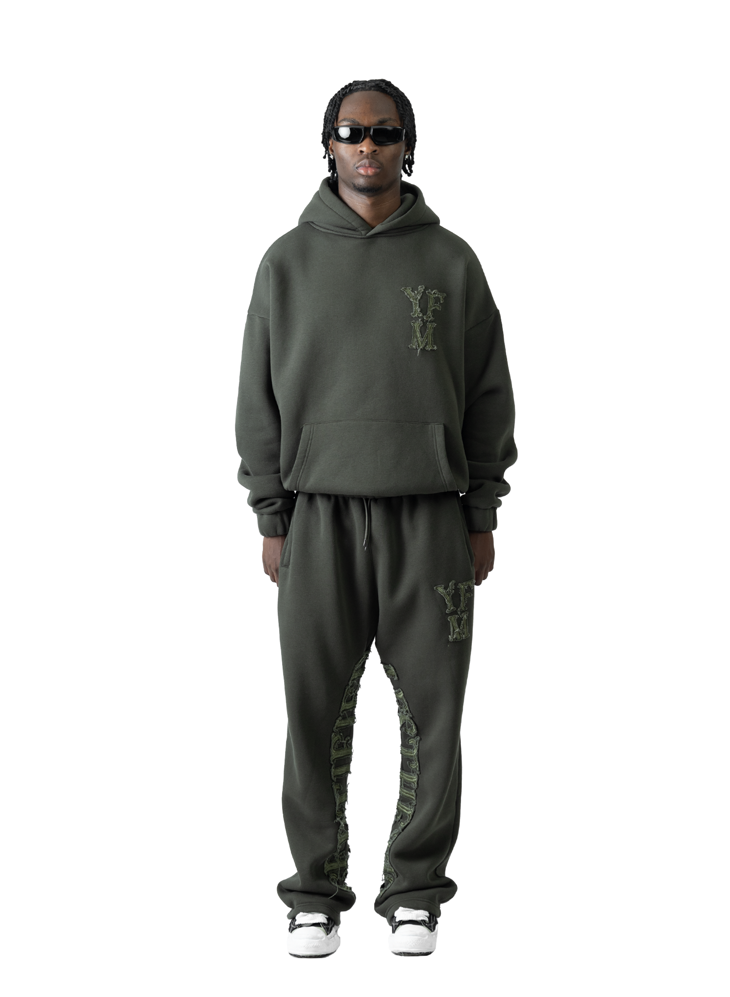 C/A PANTS DARK GREEN