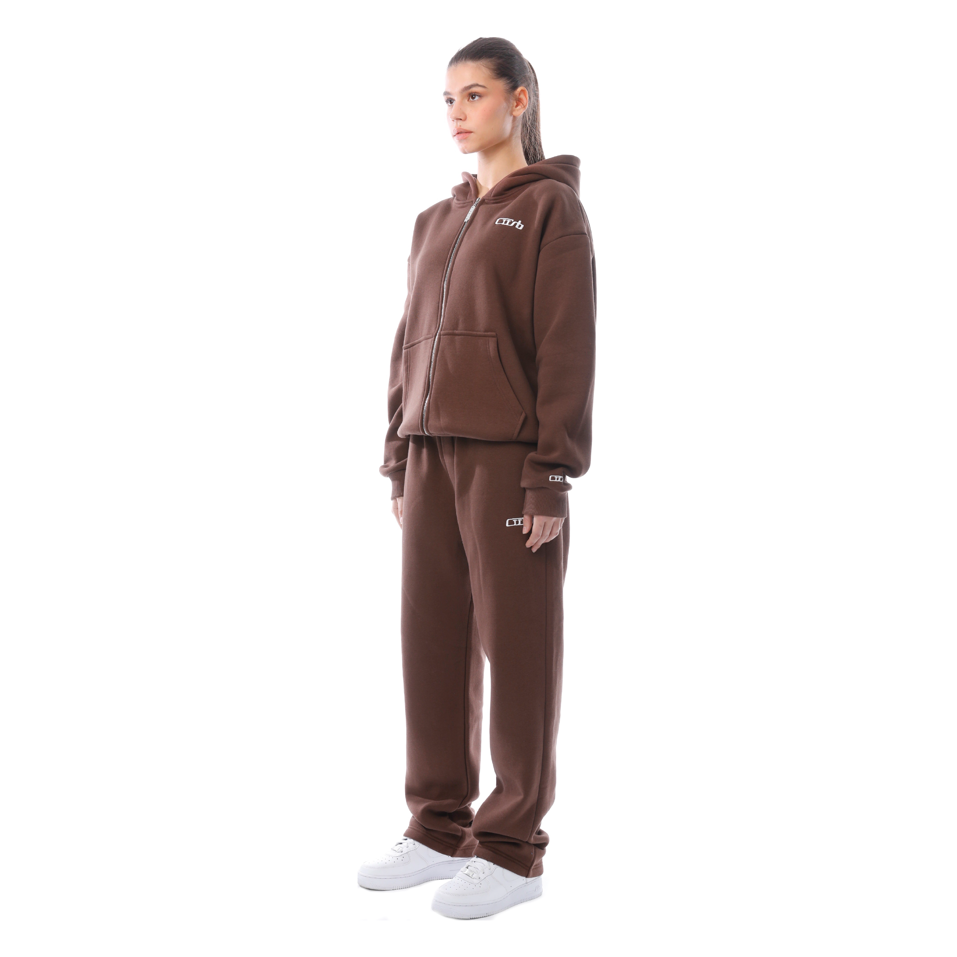 ZIP-UP BROWN