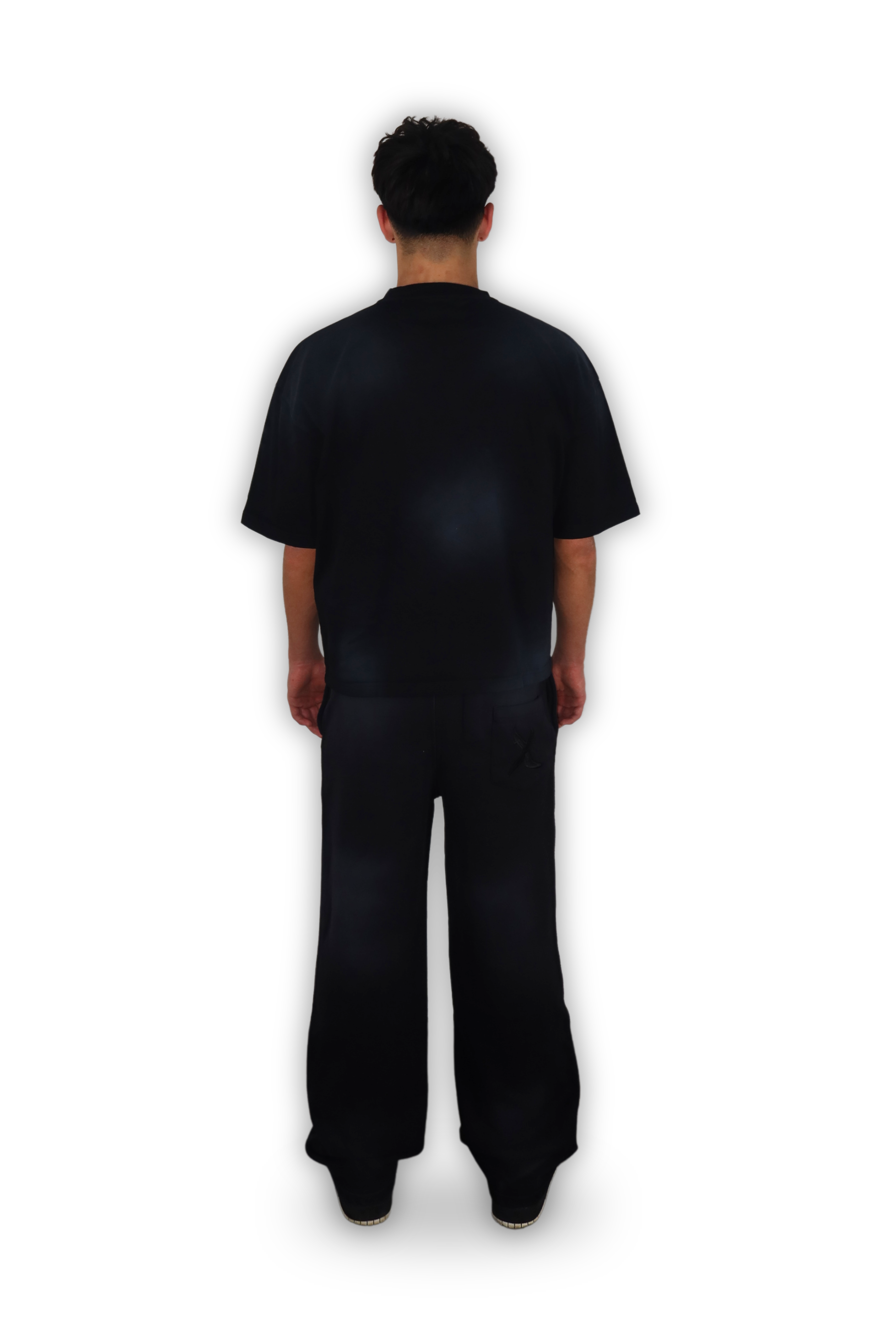 RHINESTONE T-SHIRT CARBON BLACK