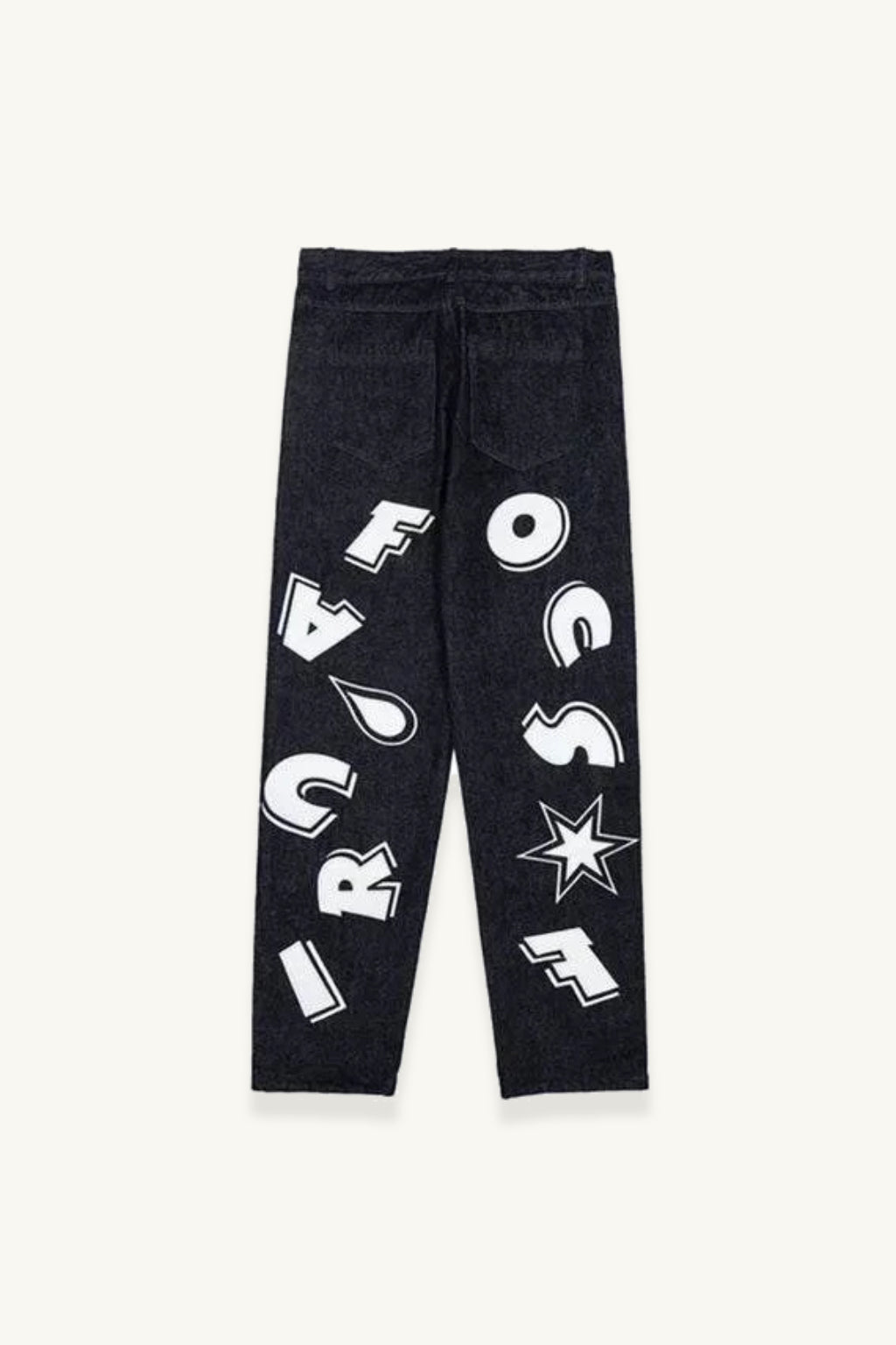 Baggy custom jean-y2k streetwear