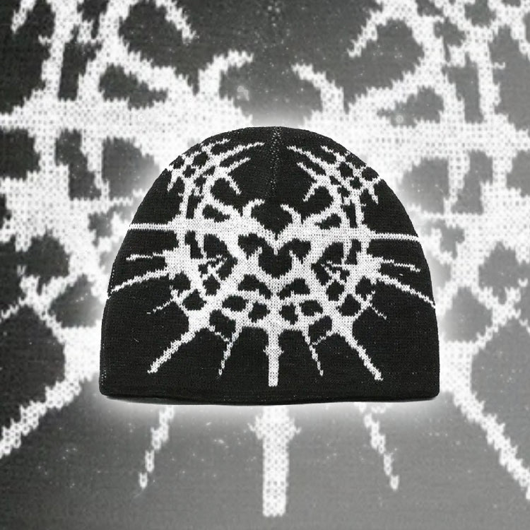 Black beanie Y2K