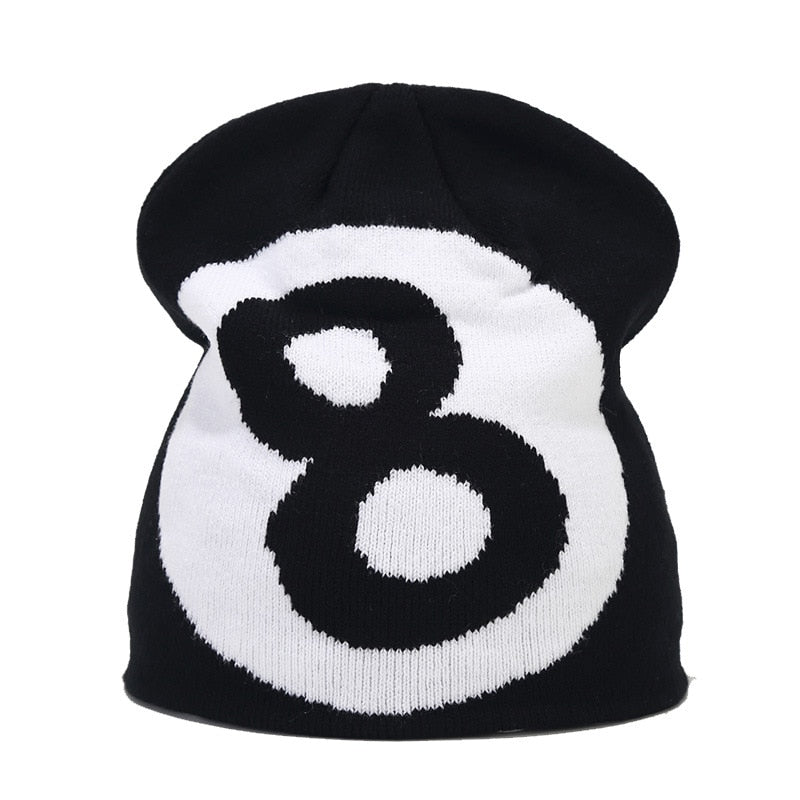 Bonnet 8 ball beanies-y2k streetwear
