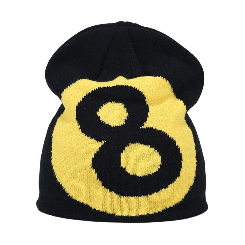 Bonnet 8 ball beanies-y2k streetwear