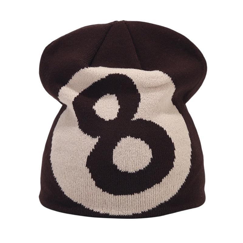Bonnet 8 ball beanies-y2k streetwear