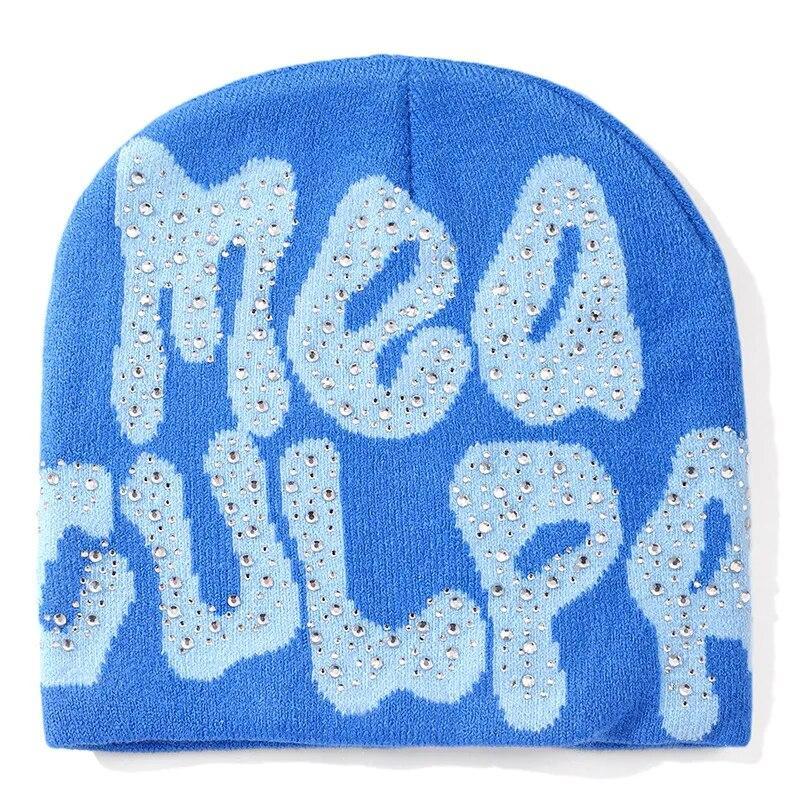 Bonnet Strass-y2k streetwear