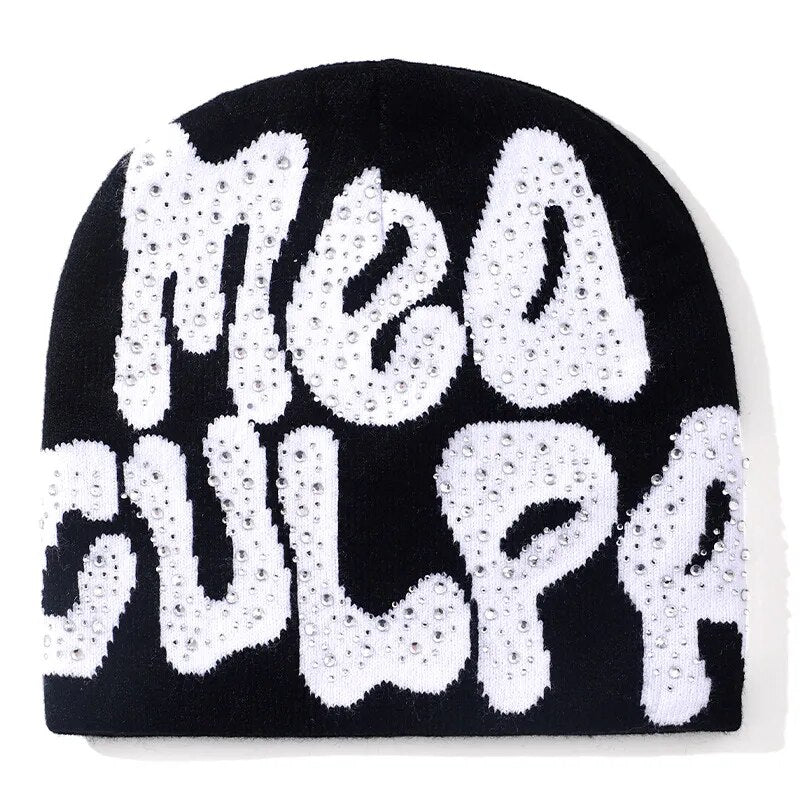 Bonnet Strass-y2k streetwear