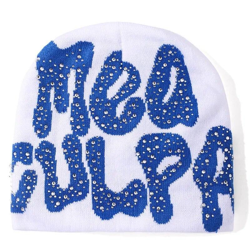 Bonnet Strass-y2k streetwear
