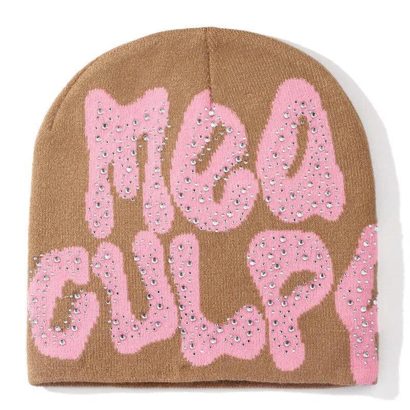 Bonnet Strass-y2k streetwear