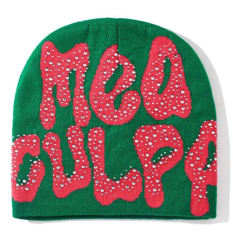 Bonnet Strass-y2k streetwear