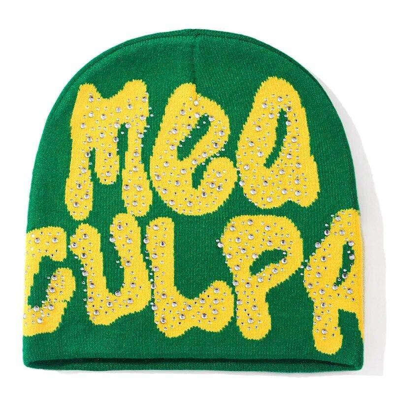 Bonnet Strass-y2k streetwear
