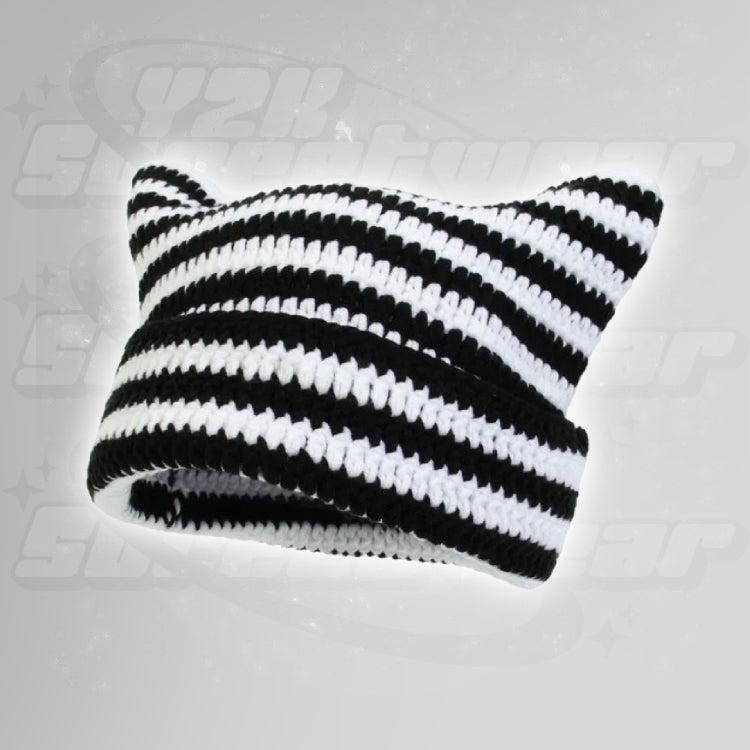 Bonnet chat crochet