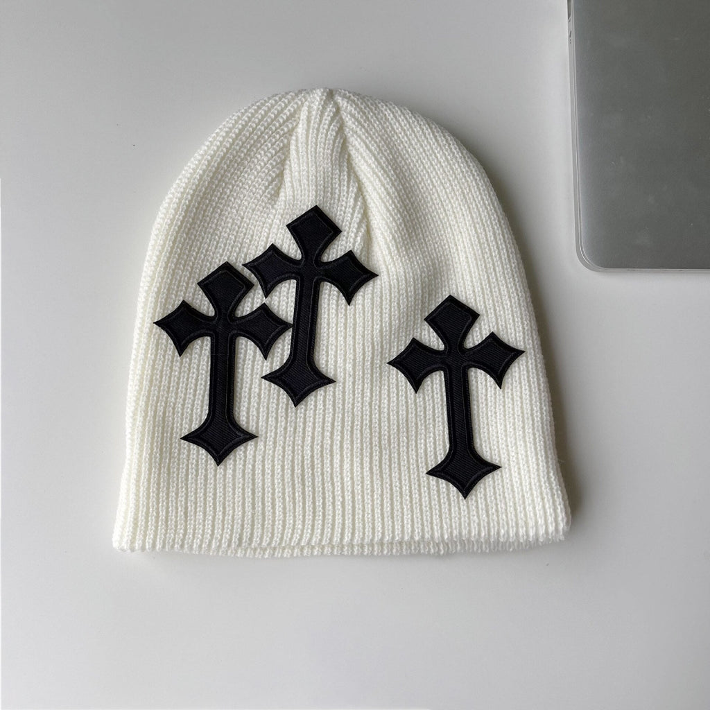 Bonnet croix-y2k streetwear