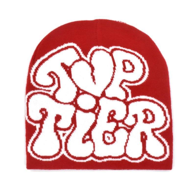 Bonnet imprimé Y2K-y2k streetwear