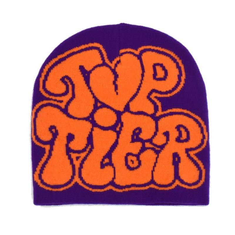 Bonnet imprimé Y2K-y2k streetwear