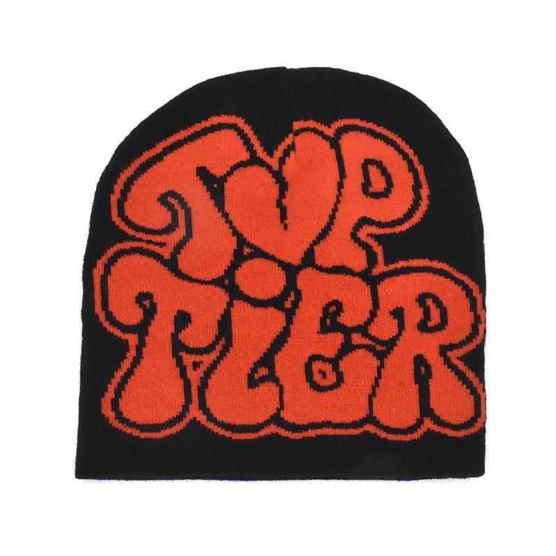 Bonnet imprimé Y2K-y2k streetwear