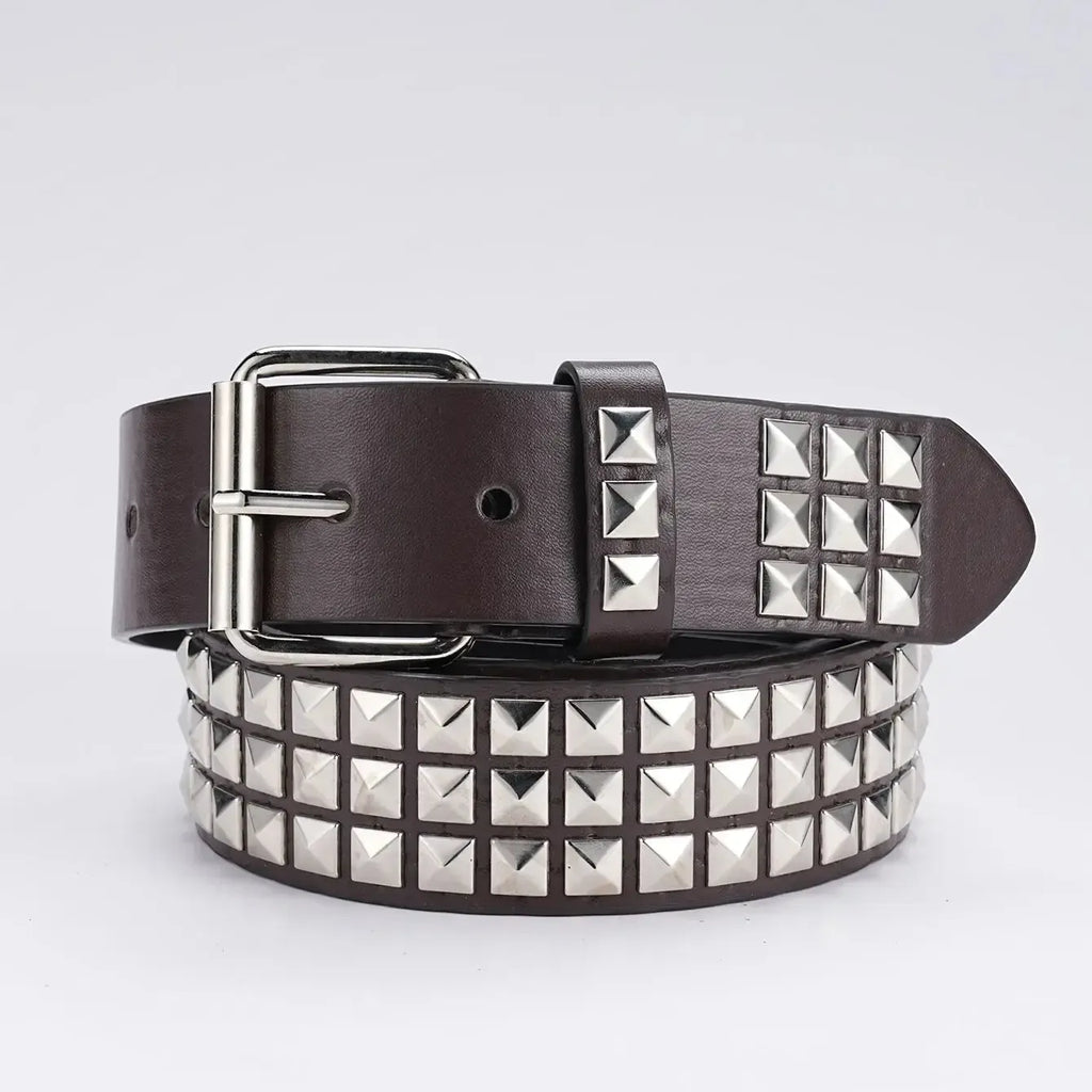 Ceinture cloutée pyramide