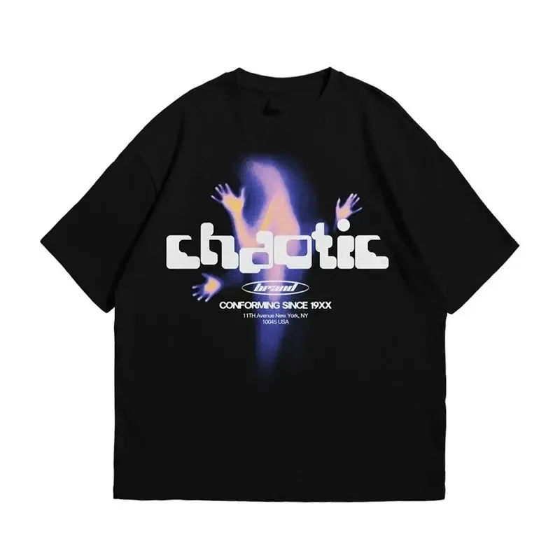 Chaotic t shirt-y2k streetwear