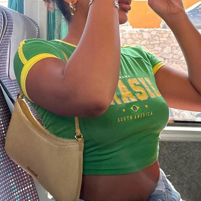 Crop top Brésil