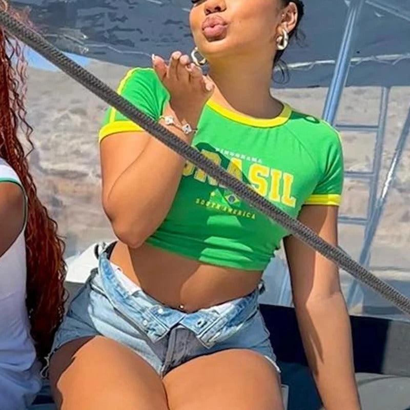 Crop top Brésil