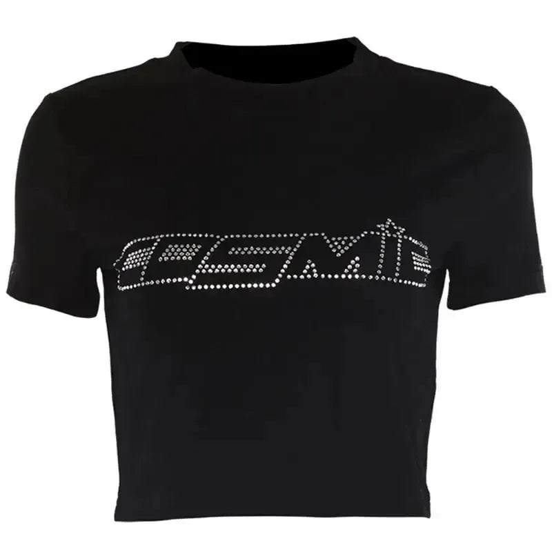 Crop top Cosmic-y2k streetwear