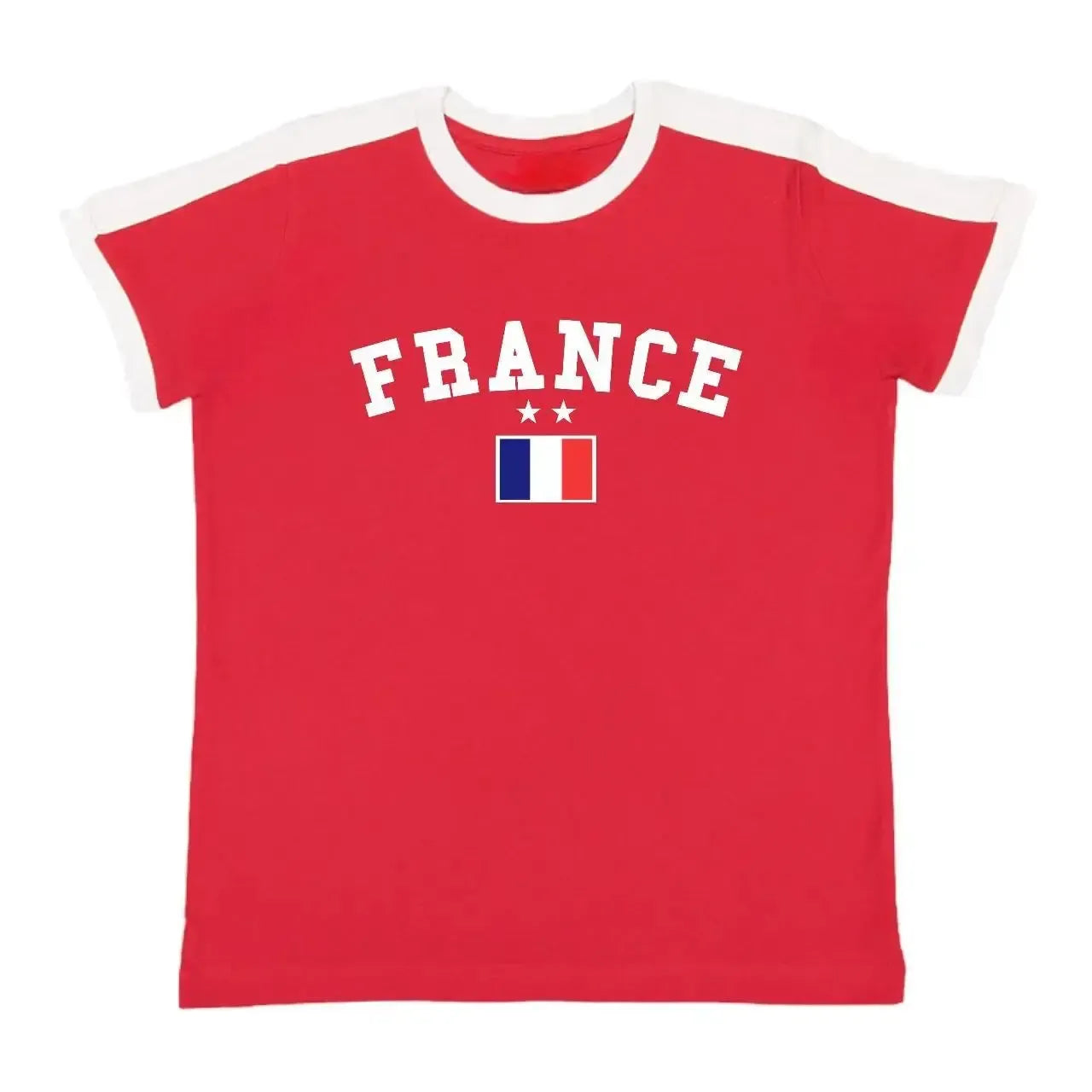 Crop top france-y2k streetwear