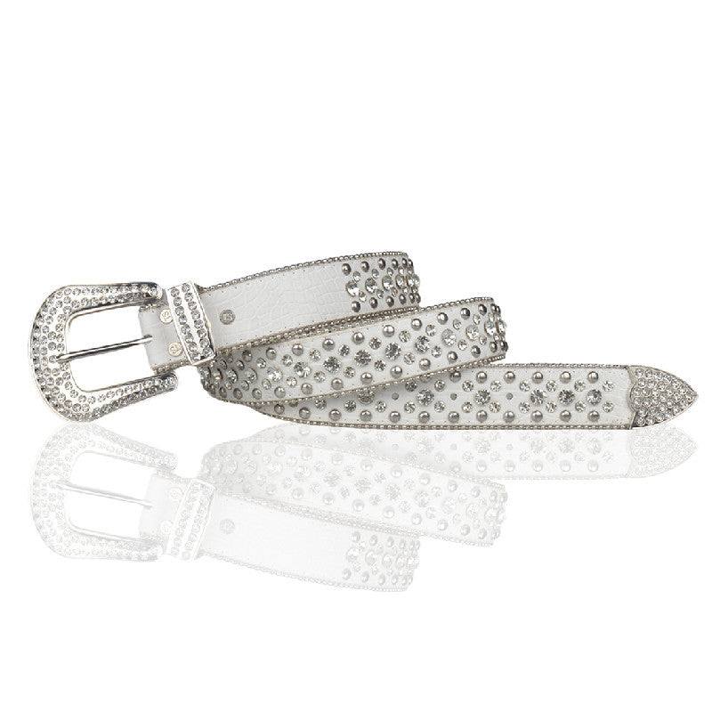 Diamond designer belt