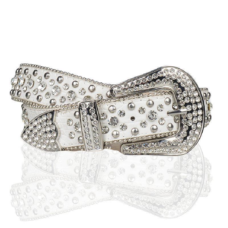 Diamond designer belt