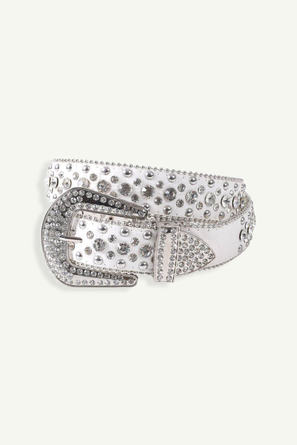 Diamond designer belt-y2k streetwear