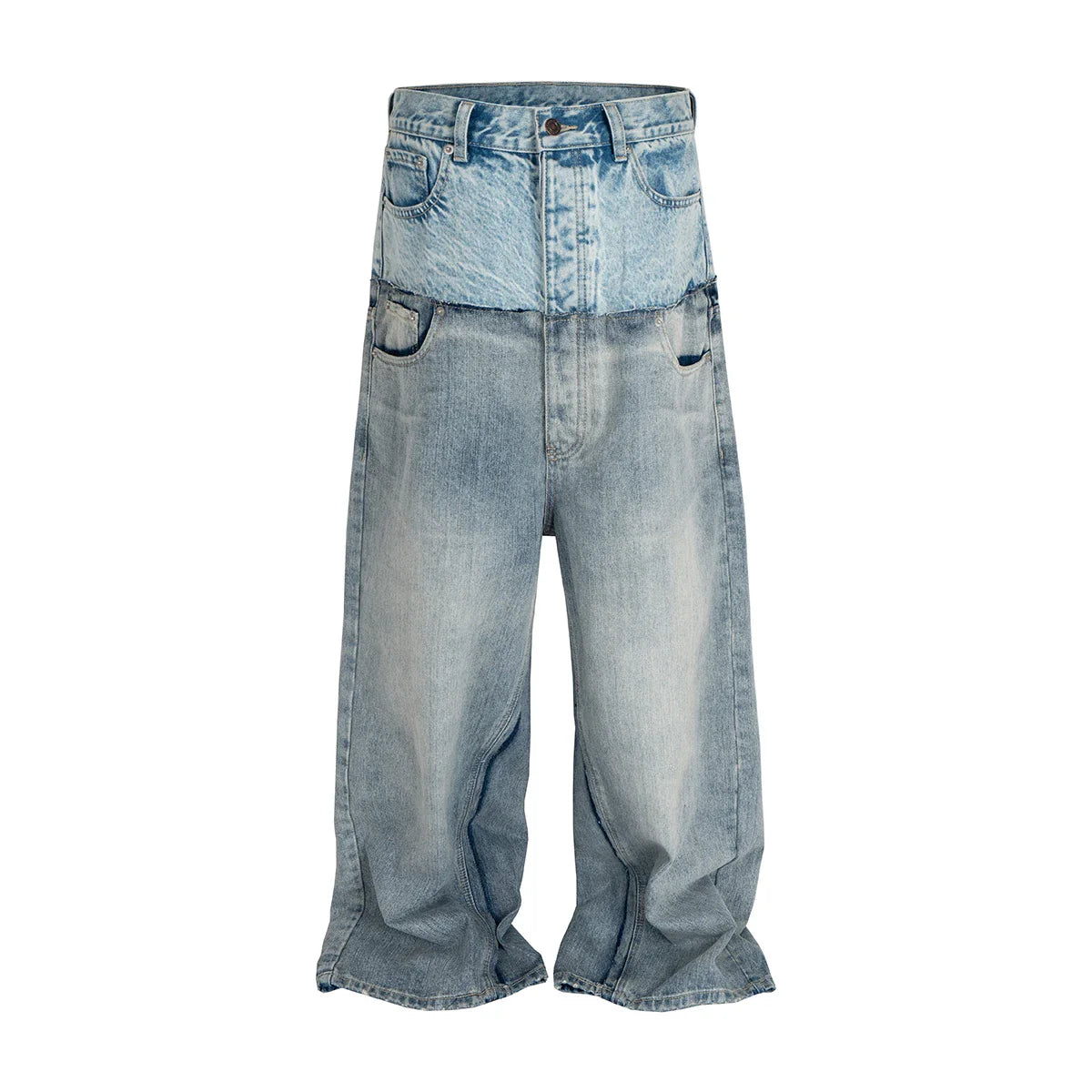 Double waist jean-y2k streetwear