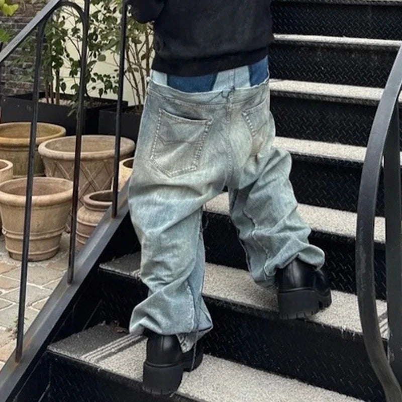 Double waist jean