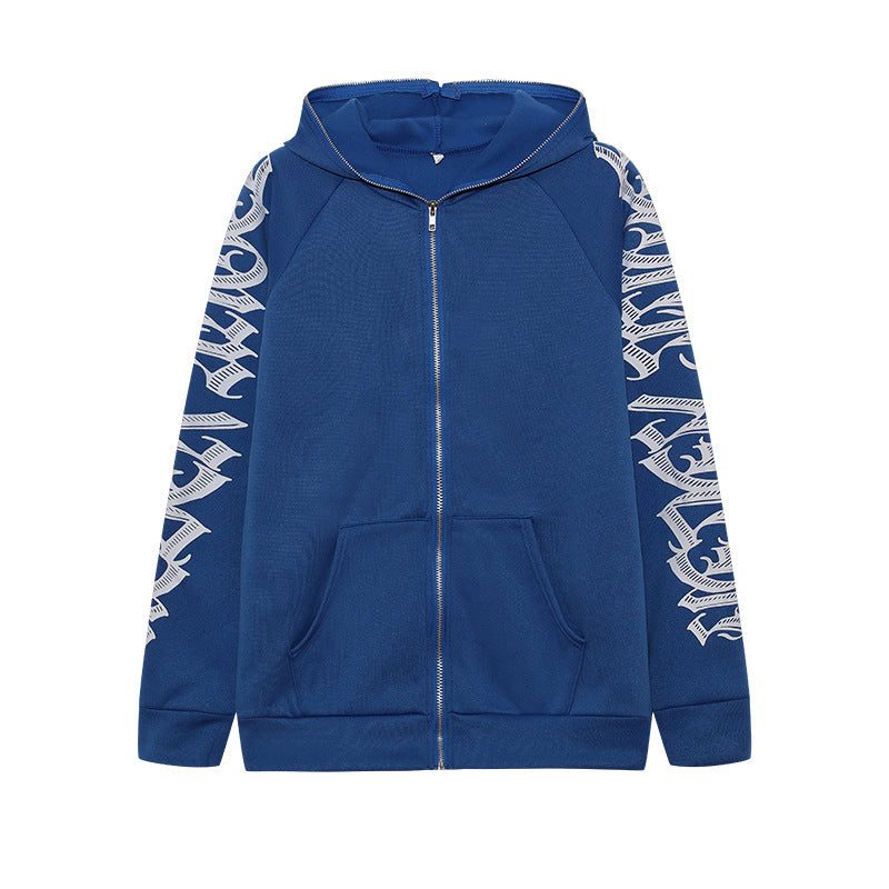 Full zip bleu-y2k streetwear