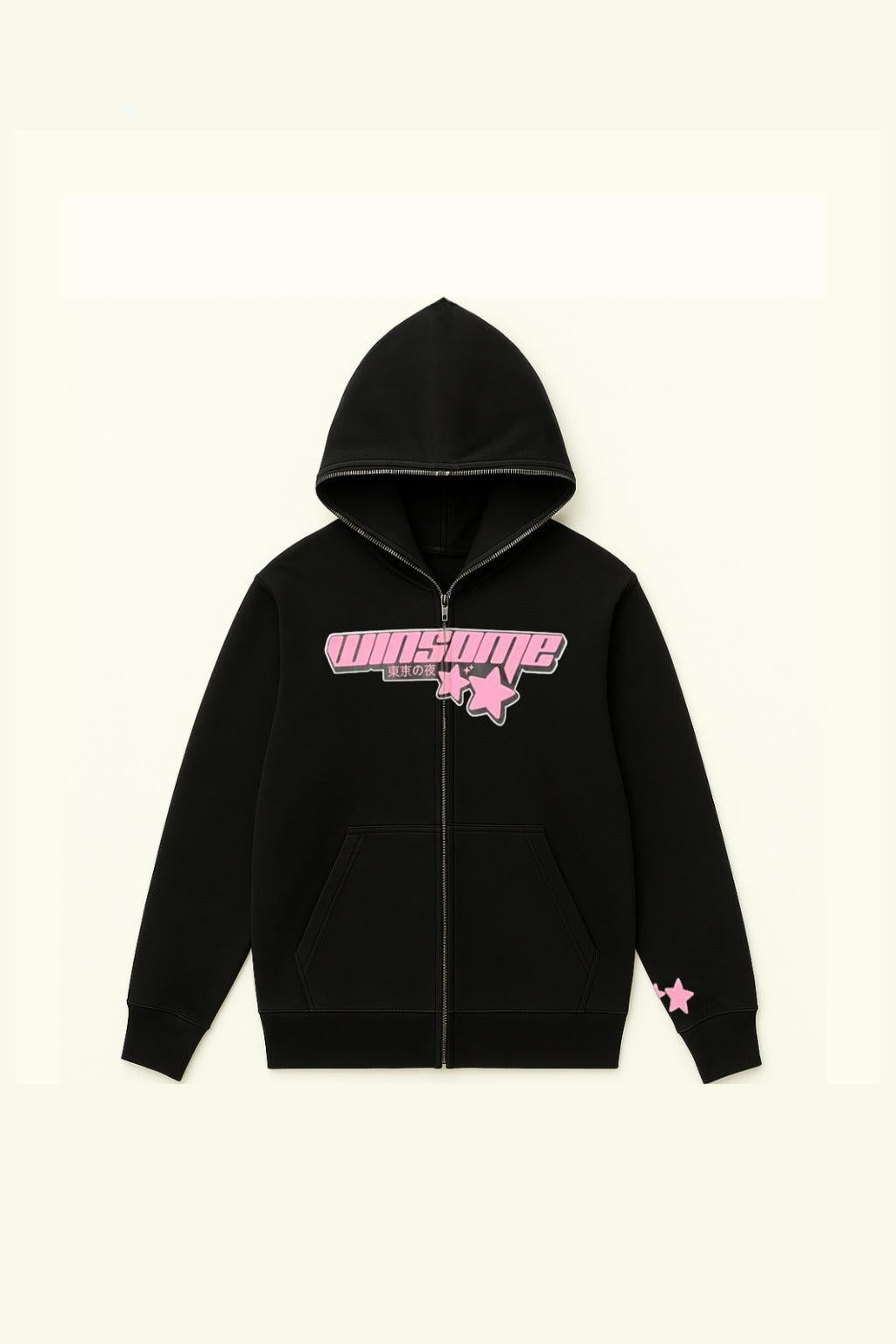 Full zip grey hoodie