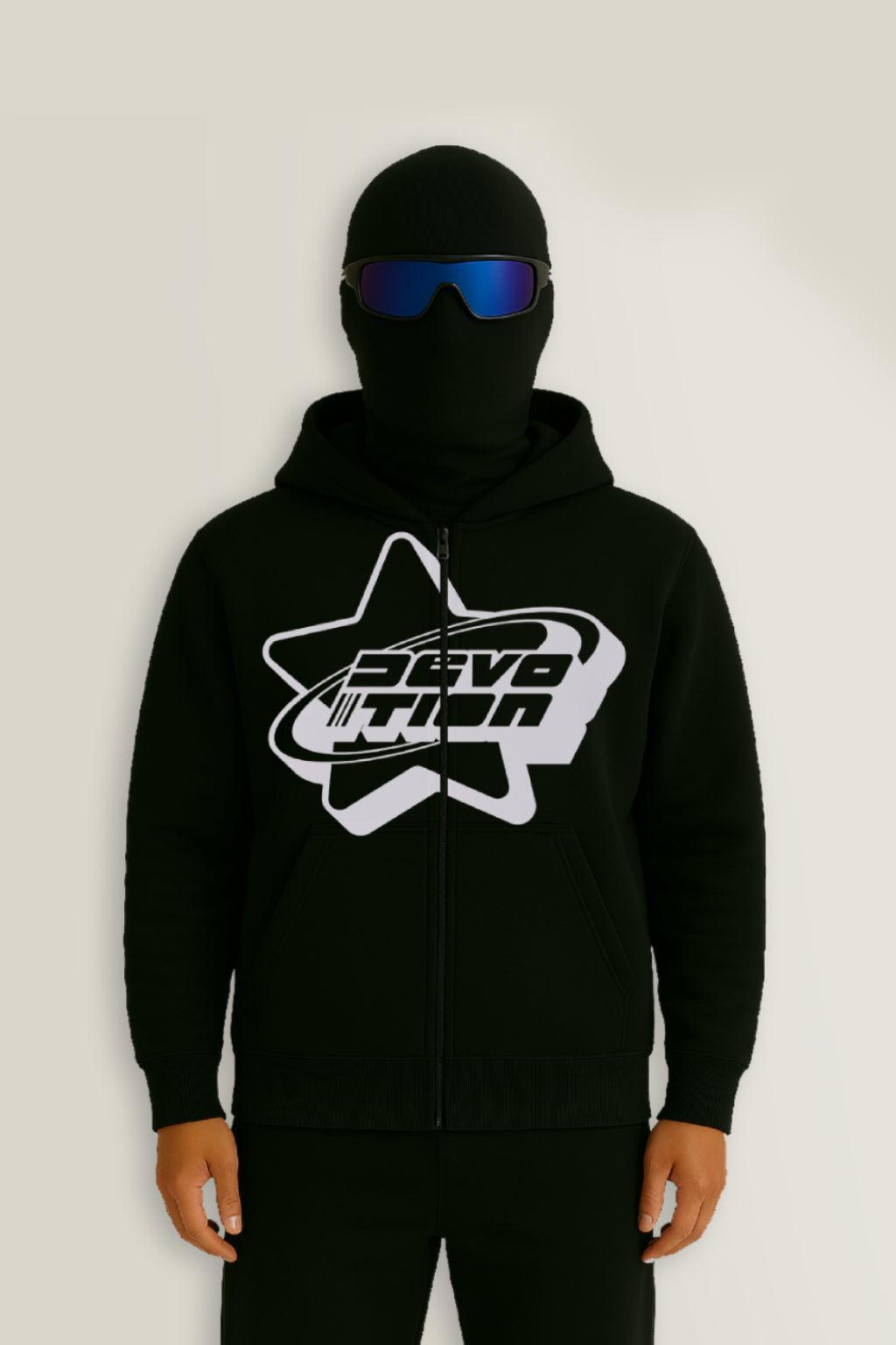 Full zip noir