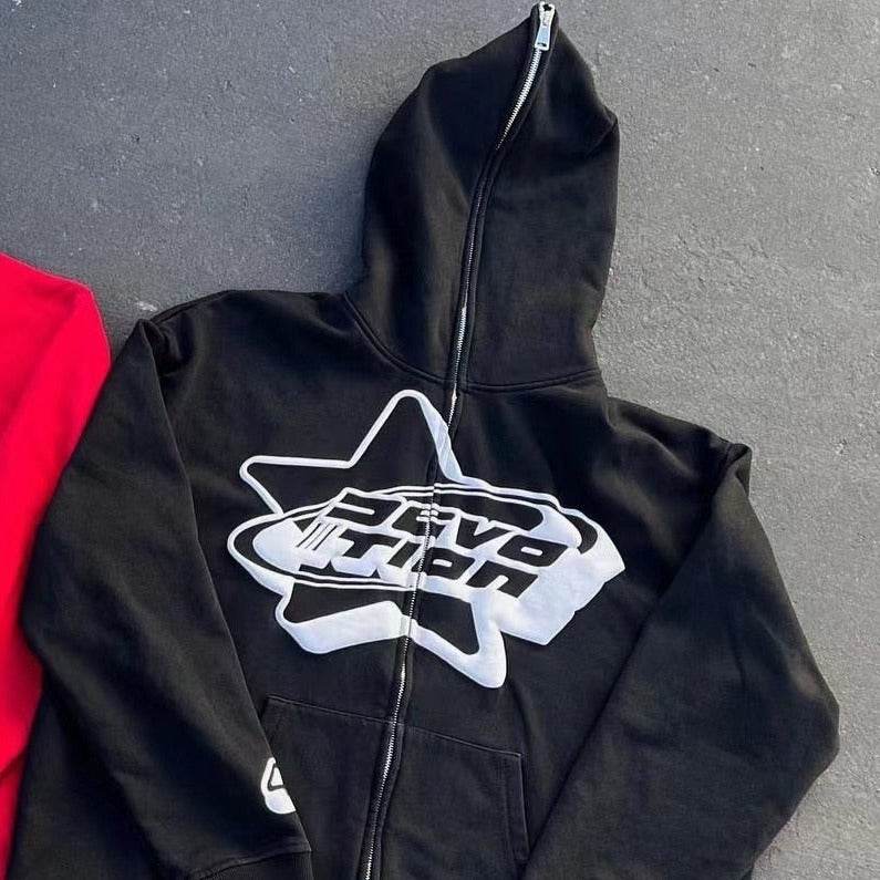 Full zip noir