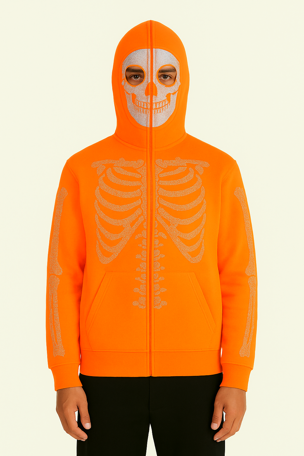 Full zip orange