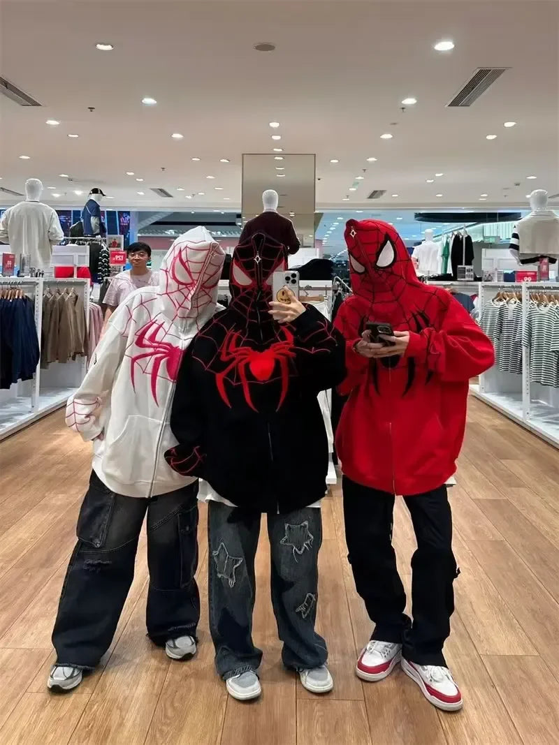 Full zip spiderman
