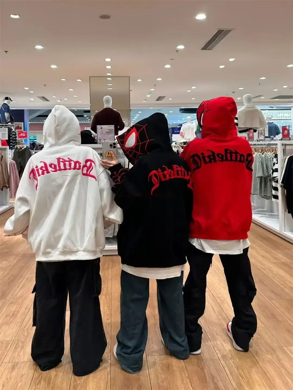 Full zip spiderman