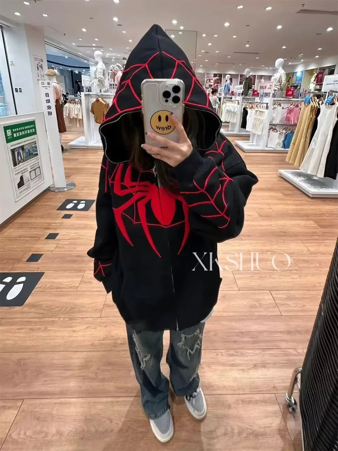 Full zip spiderman
