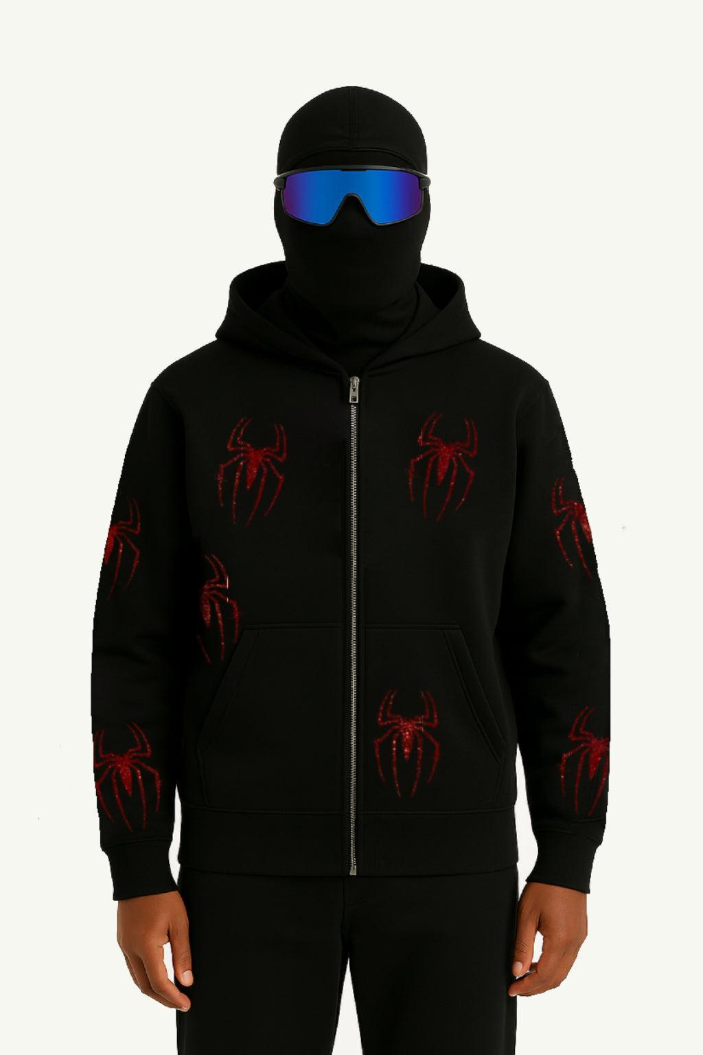 Full zip spiderman hoodie